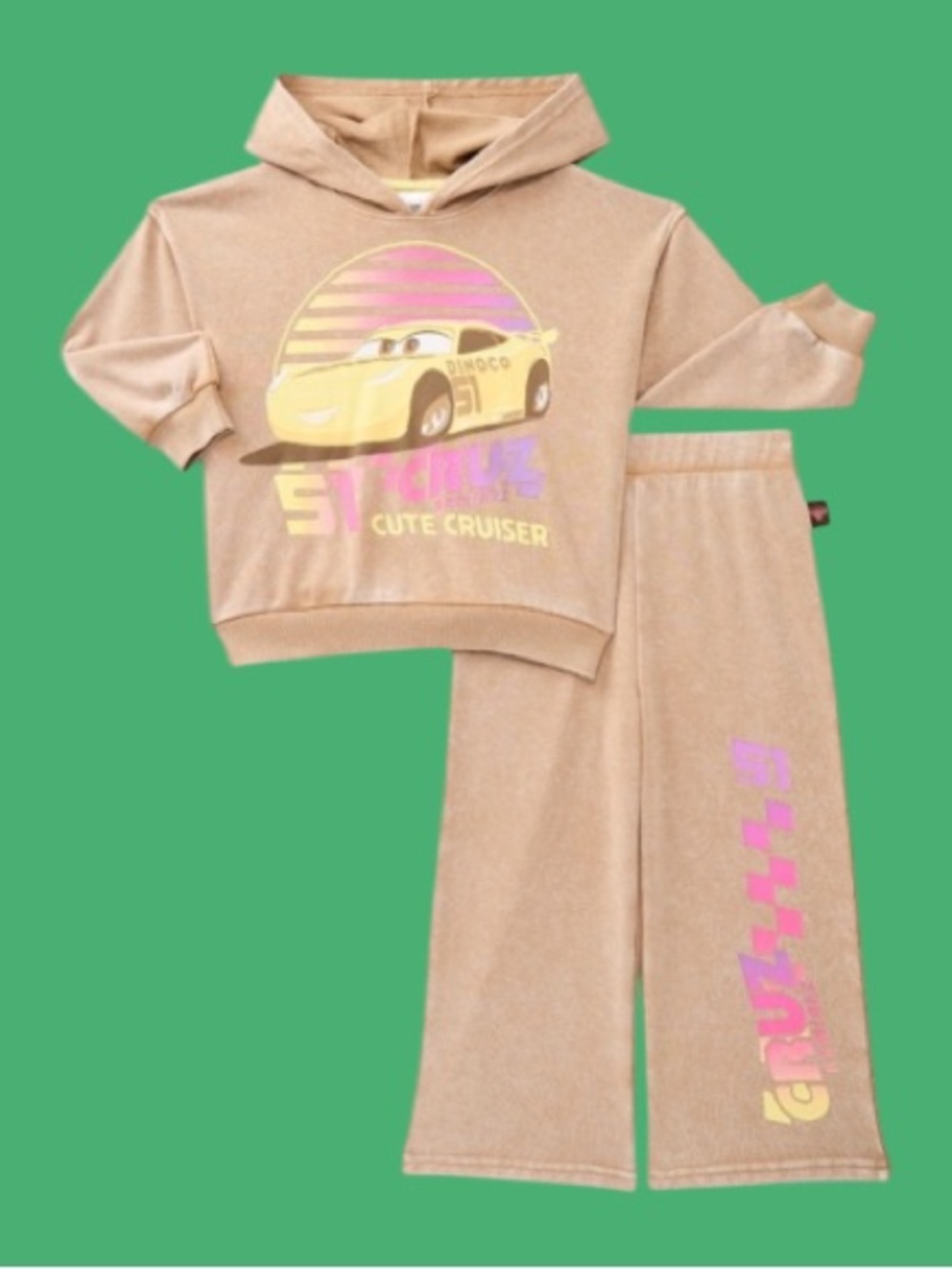 Girls 5T Disney Pixar Cars Hoodie Set